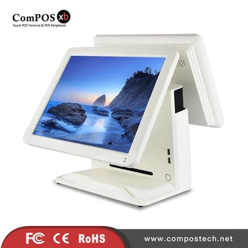 Best-selling POS system dual screen 5 wire resistive screen practical POS terminal