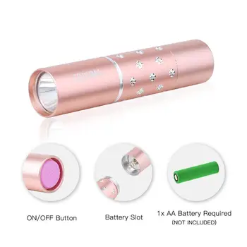 CORUMA 365 LED 365NM USB Rechargeable Mini Fluorescent Detection Lamp Flashlight Torch
CORUMA 365 LED 365NM USB Rechargeable Mini Fluorescent Detection Lamp Flashlight Torch