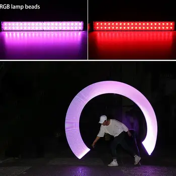 Portable Universal Selfie Phone Fill light Handheld 3200K-5500K RBG Colorful APP Control Photo Video LED Ice Light Stick
Portable Universal Selfie Phone Fill light Handheld 3200K-5500K RBG Colorful APP Control Photo Video LED Ice Light Stick