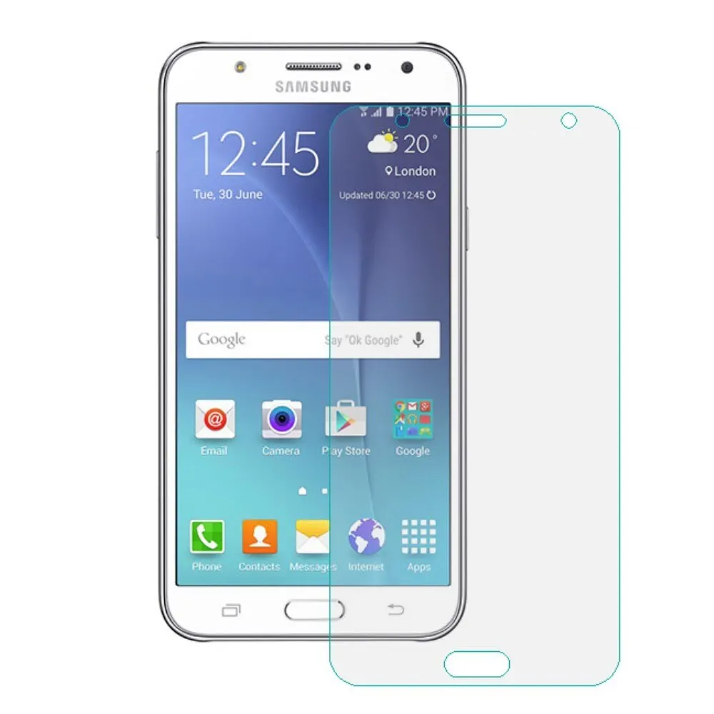 Защитное стекло/плёнка (переднее) 0.3мм для Samsung Galaxy J7 J700F противоударное |
