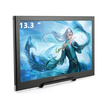 13.3" LCD Gaming Portable Monitor 1920X1080 IPS Screen HDMI with leather case Build-in Speakers for Raspberry Pi PS3/4
13.3" LCD Gaming Portable Monitor 1920X1080 IPS Screen HDMI with leather case Build-in Speakers for Raspberry Pi PS3/4