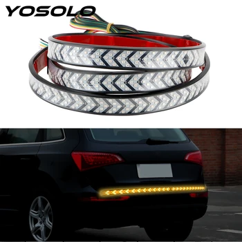 YOSOLO Car-Styling Truck Tailgate LED Strip Car LED Pickup Arrow 12V Brake Turn Signal DRL Running Light 1/1.5 Meter Universal
YOSOLO Car-Styling Truck Tailgate LED Strip Car LED Pickup Arrow 12V Brake Turn Signal DRL Running Light 1/1.5 Meter Universal