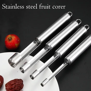 Stainless Steel Corer Fruit Seed Core Remover Pear Corer Seeder Slicer Knife Kitchen Gadgets Fruit & Vegetable Tools
Stainless Steel Corer Fruit Seed Core Remover Pear Corer Seeder Slicer Knife Kitchen Gadgets Fruit & Vegetable Tools
