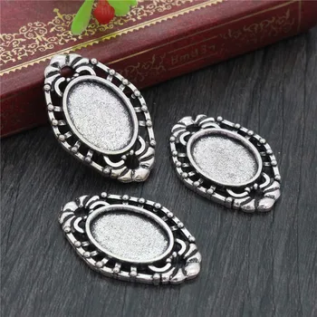 10pcs 13x18mm Inner Size Antique Silver Plated Contact Style Cameo Cabochon Base Setting Charms Pendant necklace findings
10pcs 13x18mm Inner Size Antique Silver Plated Contact Style Cameo Cabochon Base Setting Charms Pendant necklace findings
