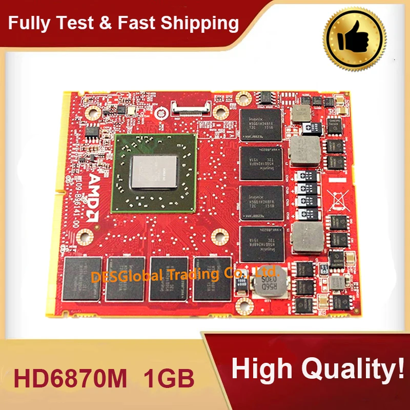 Original HD6870 HD6870M 1GB 216-0769024 Video Graphics VGA Card For Dell Alienware M15X R2 M17X R2 R3 M18X 100% Test Fast Ship
Original HD6870 HD6870M 1GB 216-0769024 Video Graphics VGA Card For Dell Alienware M15X R2 M17X R2 R3 M18X 100% Test Fast Ship