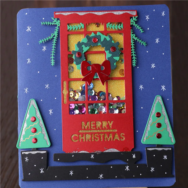 DiyArts Dies Building House Merry Christmas Paper Craft Metal Die for Scrapbooking Card Album Embossing Diecut Template New
DiyArts Dies Building House Merry Christmas Paper Craft Metal Die for Scrapbooking Card Album Embossing Diecut Template New