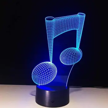 1 Set Musical Note Shape Night Light Colorful 3D Touch Visual Light Bedside Lamp Desktop Decorative Lights Home Decor
1 Set Musical Note Shape Night Light Colorful 3D Touch Visual Light Bedside Lamp Desktop Decorative Lights Home Decor