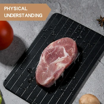 Kitchen Quick Thawing Plate Household Frozen Meat Deicing Fast Seafood Steak Defrosting Plates Natural Defrosting Thaw Tray
Kitchen Quick Thawing Plate Household Frozen Meat Deicing Fast Seafood Steak Defrosting Plates Natural Defrosting Thaw Tray