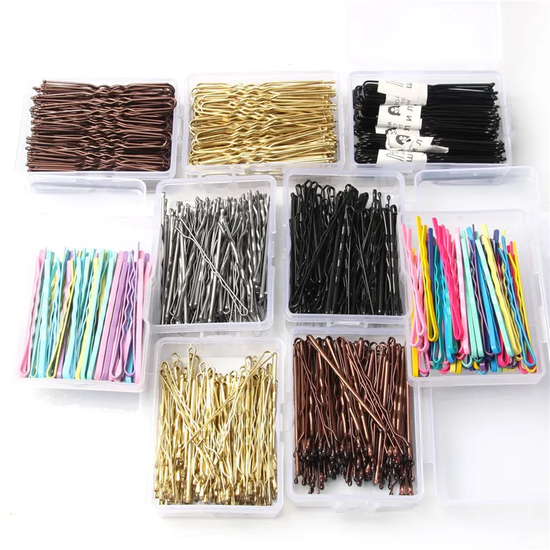 Bobby Accessories Styling Hairpins Word Folder Clips Wire Barrette Tools Colorful Alloy 100pcs/box
Bobby Accessories Styling Hairpins Word Folder Clips Wire Barrette Tools Colorful Alloy 100pcs/box