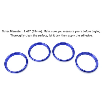 Covers Decoration Rings For A3 S3 RS3 Decor Alloy Blue Air Conditioner Vent
Covers Decoration Rings For A3 S3 RS3 Decor Alloy Blue Air Conditioner Vent