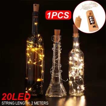 Fairy String 20LED Wedding Decorative Lights Festival Fairy Light Super Bright Bottle Stopper Xmas Decor Landscape Lamp
Fairy String 20LED Wedding Decorative Lights Festival Fairy Light Super Bright Bottle Stopper Xmas Decor Landscape Lamp