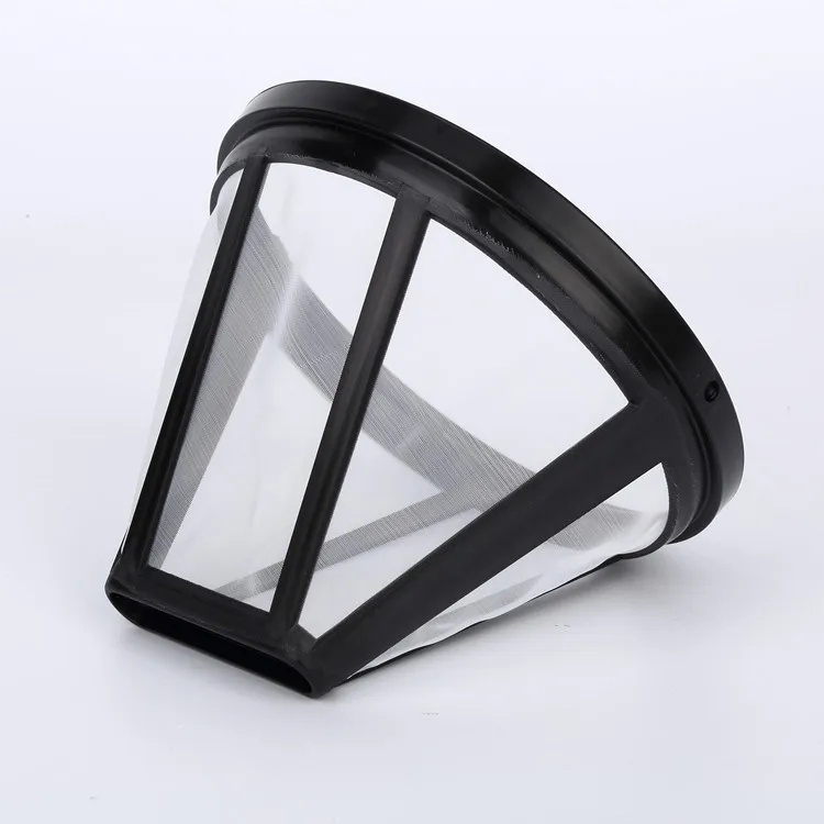 Reusable Coffee Filter Tea Infuser Basket Fine Mesh Tea Strainer Cone-Style Maker Machine Gold Mesh Handle Tool
Reusable Coffee Filter Tea Infuser Basket Fine Mesh Tea Strainer Cone-Style Maker Machine Gold Mesh Handle Tool