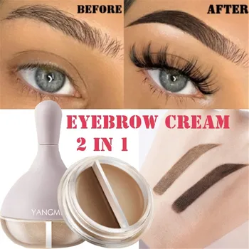 Double-Color Semi Permanent Eyebrow Gream Waterproof Natural Clear Eye Brow Gel Long Lasting Brown Tint Eyebrow Gel with Brush
Double-Color Semi Permanent Eyebrow Gream Waterproof Natural Clear Eye Brow Gel Long Lasting Brown Tint Eyebrow Gel with Brush