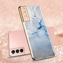 Luxury Plating Glass Case Soft TPU Frame For Samsung Galaxy S21 Plus Phone Case Hard Back Cover For Galaxy S21 Ultra 5G
Luxury Plating Glass Case Soft TPU Frame For Samsung Galaxy S21 Plus Phone Case Hard Back Cover For Galaxy S21 Ultra 5G