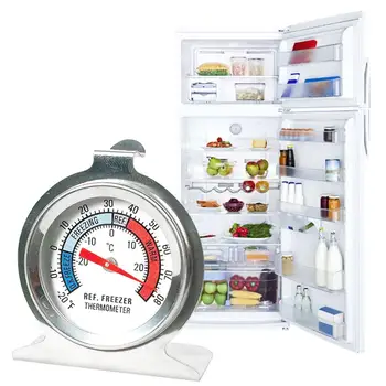Refrigerator Freezer Thermometer Stainless Steel Dial Dail Type Fridge Temperature Measure Tool -30-30 Degrees Home Thermometer
Refrigerator Freezer Thermometer Stainless Steel Dial Dail Type Fridge Temperature Measure Tool -30-30 Degrees Home Thermometer
