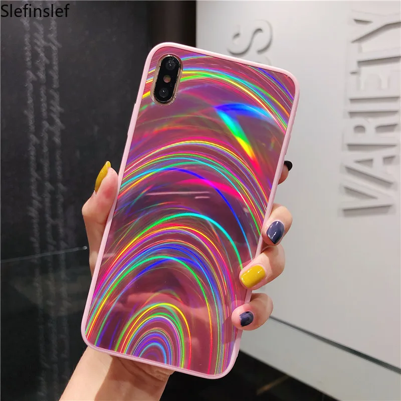 Gradient Rainbow Laser Case For iPhone 11 Pro XI XIR XIS Max XS Acrylic Cover For iPhone XR 6 6S 7 8 Plus Glossy Aurora Shells
Gradient Rainbow Laser Case For iPhone 11 Pro XI XIR XIS Max XS Acrylic Cover For iPhone XR 6 6S 7 8 Plus Glossy Aurora Shells