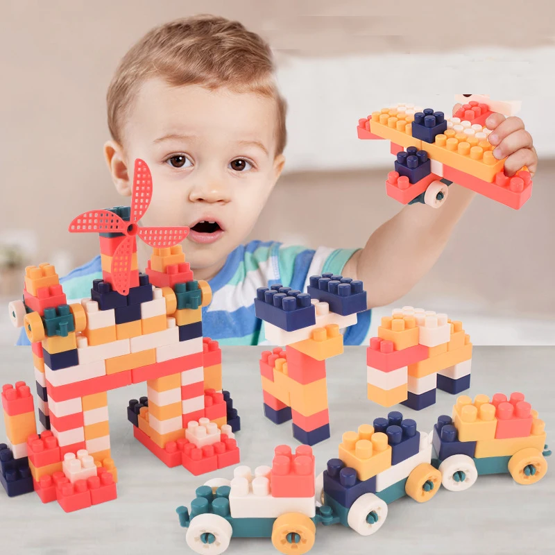 New Children's educational enlightenment large particle building block set plug-in assembly DIY early education building block
New Children's educational enlightenment large particle building block set plug-in assembly DIY early education building block
