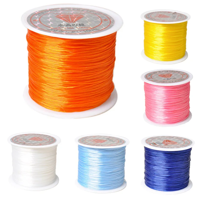 40m/Roll Crystal Beading Stretch Cord For Jewelry Making 0.7mm Elastic Thread Rope DIY Bracelets Necklace Accessories Wholesale
40m/Roll Crystal Beading Stretch Cord For Jewelry Making 0.7mm Elastic Thread Rope DIY Bracelets Necklace Accessories Wholesale
