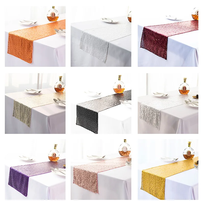 Luxury Sequin Table Runners for Wedding hotel dinner Party Decoration Modern Table Runner New Year Home Decor
Luxury Sequin Table Runners for Wedding hotel dinner Party Decoration Modern Table Runner New Year Home Decor