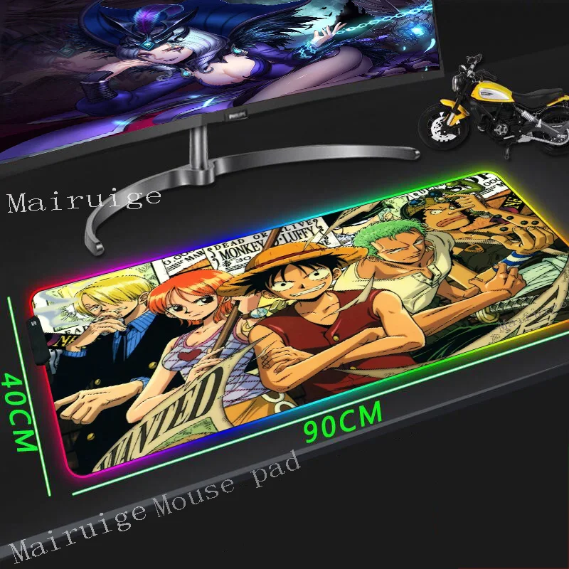 Mairuige Custom Large RGB Color Led Light Mouse Pad Black Lock-edge Anime One Piece Computer Desk Mat Speed Rubber Non-slip Xxl
Mairuige Custom Large RGB Color Led Light Mouse Pad Black Lock-edge Anime One Piece Computer Desk Mat Speed Rubber Non-slip Xxl