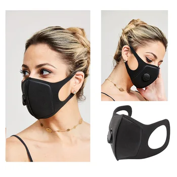 5Pcs Reusable Dustproof Mouth Mask Black Face Mask with Breathing Valve Washable Masks Protection Mask with Filter respirator
5Pcs Reusable Dustproof Mouth Mask Black Face Mask with Breathing Valve Washable Masks Protection Mask with Filter respirator