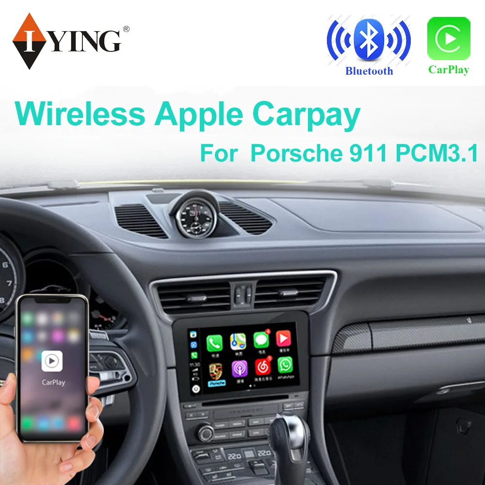Iying Wireless Apple Carplay for Porsche PCM3.1 911 2010-2016 Android Auto/Mirroring Player Support Rear Camera Dynamic Lines
Iying Wireless Apple Carplay for Porsche PCM3.1 911 2010-2016 Android Auto/Mirroring Player Support Rear Camera Dynamic Lines