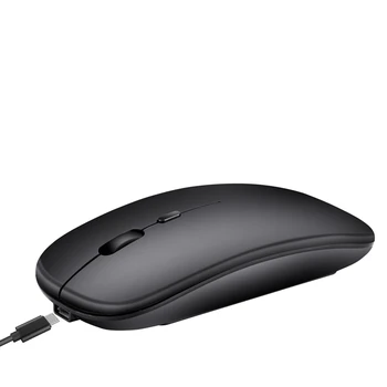 Wireless Mouse Computer Bluetooth Mouse Silent PC Mouse Rechargeable Ergonomic Mouse 2.4Ghz USB Optical Mice for Laptop PC(Black
Wireless Mouse Computer Bluetooth Mouse Silent PC Mouse Rechargeable Ergonomic Mouse 2.4Ghz USB Optical Mice for Laptop PC(Black
