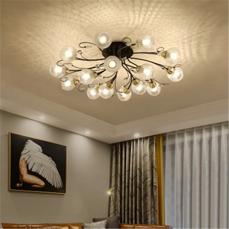 Nordic Living Room Modern Simple Ceiling Light Luxury Bedroom Cloakroom IG Crystal New Hotel Dining Room Lighting
Nordic Living Room Modern Simple Ceiling Light Luxury Bedroom Cloakroom IG Crystal New Hotel Dining Room Lighting