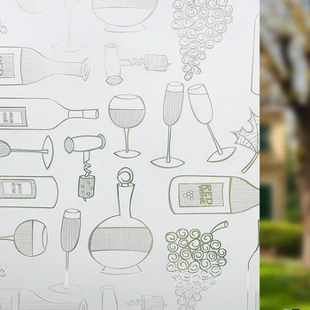 Wine Glass Pattern Glass Films Static Cling Privacy Protection Sun-Blocking Multi-Size Reusable Removable Film 23.62''by78.7''
Wine Glass Pattern Glass Films Static Cling Privacy Protection Sun-Blocking Multi-Size Reusable Removable Film 23.62''by78.7''