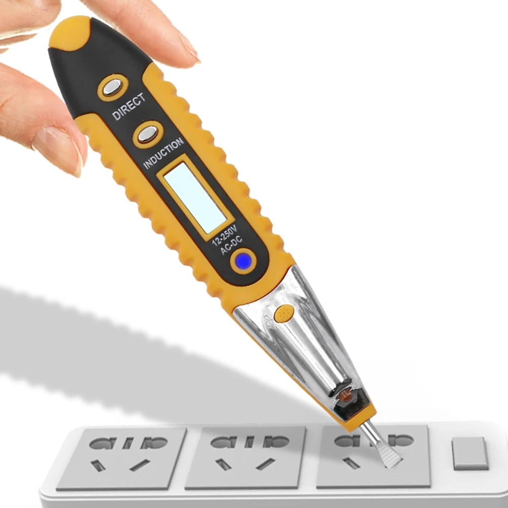 Digital Test Pencil Multifunction AC DC 12-250V Tester Electrical Test Pencil Detector Voltage Detector
Digital Test Pencil Multifunction AC DC 12-250V Tester Electrical Test Pencil Detector Voltage Detector