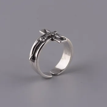 FNJ 925 Silver Rings Cross Jesus Adjustable Size 100% Original Real S925 Solid Silver Ring for Women Jewelry Fine
FNJ 925 Silver Rings Cross Jesus Adjustable Size 100% Original Real S925 Solid Silver Ring for Women Jewelry Fine