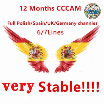 STABLE Cccam 7 lines Full HD 1 Year Oscam Cccam cline for Europe 7 lines Use for Satellite TV Receiver DVB-S2 Server hd
STABLE Cccam 7 lines Full HD 1 Year Oscam Cccam cline for Europe 7 lines Use for Satellite TV Receiver DVB-S2 Server hd