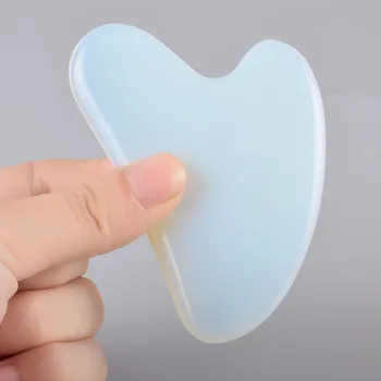 Handmade Guasha Jade Board Opalite Stone Face Scraper Massage Tool For Neck Back Body Pressure Therapy
Handmade Guasha Jade Board Opalite Stone Face Scraper Massage Tool For Neck Back Body Pressure Therapy