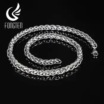 Fongten Woven Steel Curb Link Chain Necklace Men Color Hiphop Long Heavy Male Necklaces 
Fongten Woven Steel Curb Link Chain Necklace Men Color Hiphop Long Heavy Male Necklaces