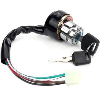 

Car Motorcycle Ignition Switch 3 Position 6 Wire With 2 Keys for Harley Yamaha Honda Suzuki Scooter ATV Dirt Bike Go Kart