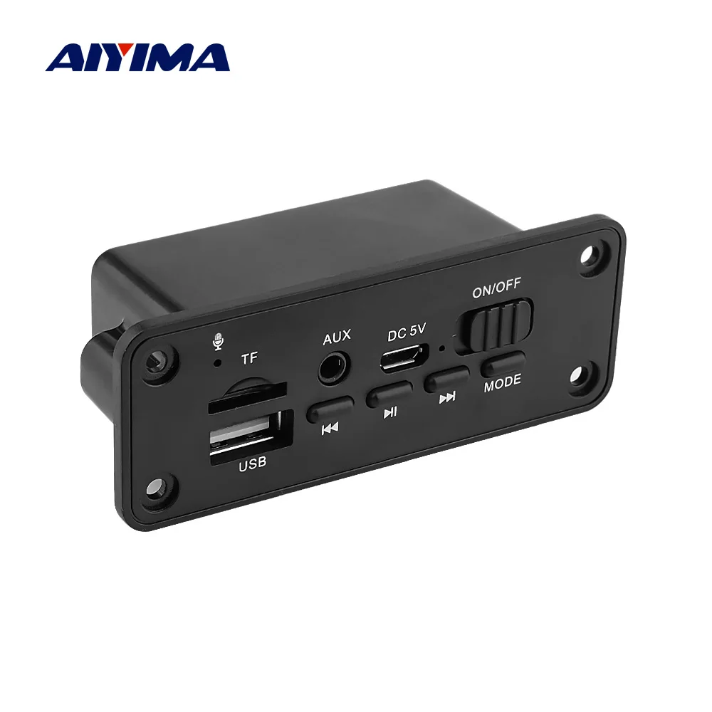 Плата mp3 декодера AIYIMA 2*3 Вт стерео усилитель мощности WMA WAV декодирование