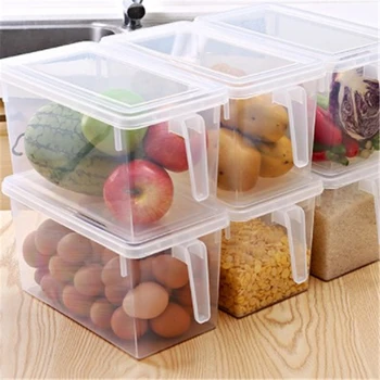Kitchen Transparent PP Storage Box Storage Sealed Home Organizer FoodPlastic Refrigerator Storage Boxes Keep Fridge Food Fresh
Kitchen Transparent PP Storage Box Storage Sealed Home Organizer FoodPlastic Refrigerator Storage Boxes Keep Fridge Food Fresh