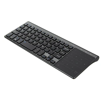 

78 Keys 2.4GHz USB Wireless Keyboard Ultra Thin With Number Touch Pad mute Keyboards For Notebook Laptops Desktop Computers PC