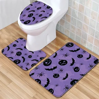 WUJIE 3Pcs Bathroom Mat Set Halloween Pumpkin Pattern Anti-Slip Kitchen Bath Mat Carpet Toliet Cover Set Pedestal Rug 8 Styles
WUJIE 3Pcs Bathroom Mat Set Halloween Pumpkin Pattern Anti-Slip Kitchen Bath Mat Carpet Toliet Cover Set Pedestal Rug 8 Styles