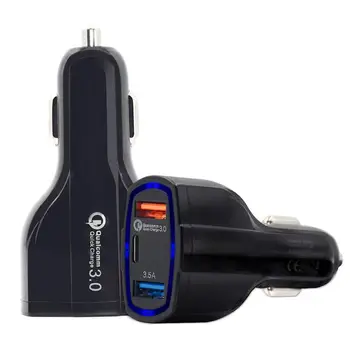 USB Type C Car Charger -USB C Quick Charge 3.0 USB Car Charger(2 USB Ports, 1 Type C Ports) for Iphone Samsung Galaxy S9 S8 Plus
USB Type C Car Charger -USB C Quick Charge 3.0 USB Car Charger(2 USB Ports, 1 Type C Ports) for Iphone Samsung Galaxy S9 S8 Plus