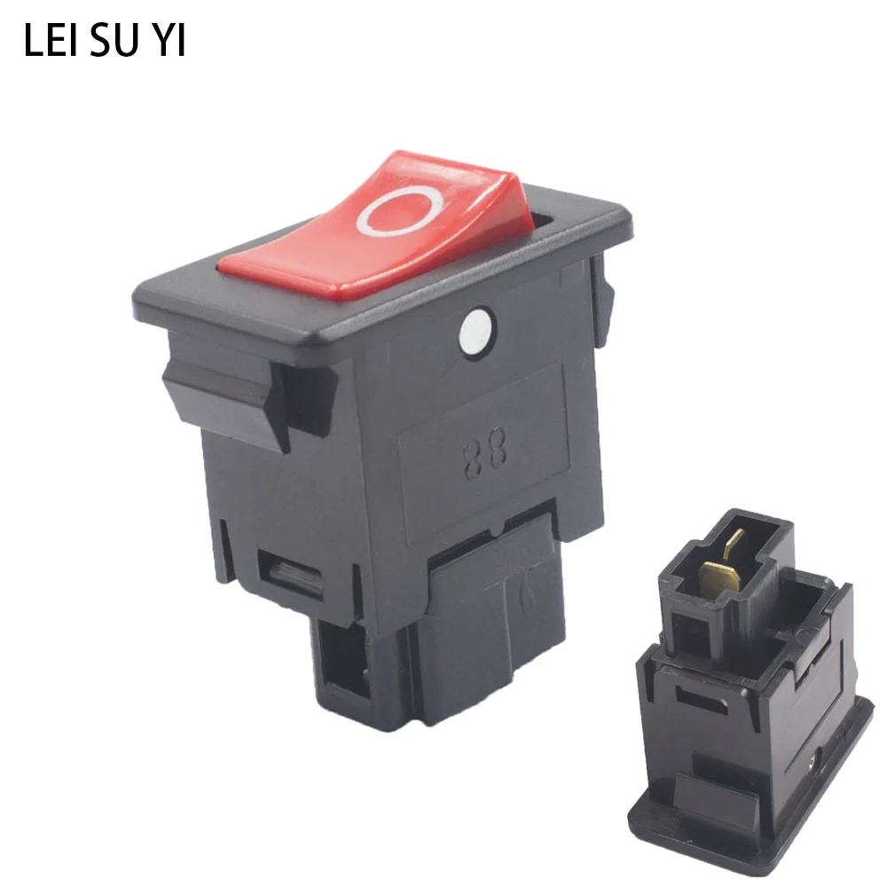 Фото LEI SU YI 5 шт. автомобильный клавишный выключатель питания переключатель с 2 Pin-код |