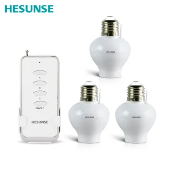 Free Shipping YE27-GRC 1N3 Three ways Wireless smart Lamp Bulb Holder With Remote Controller + 3 Lamp Base
Free Shipping YE27-GRC 1N3 Three ways Wireless smart Lamp Bulb Holder With Remote Controller + 3 Lamp Base