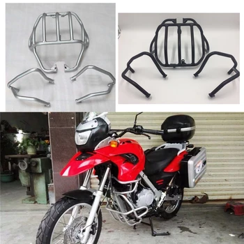 

Upper Radiator Grille Frame Protector & Lower Engine Guard Crash Bars Bumper For BMW F650GS F 650 GS Dakar G650GS G 650GS Sertao