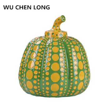 WU CHEN LONG Yayoi Kusama Wave Point Arts Pumpkin Hand Painted Resin Craft Pumpkin Statue Creative Wine Cabinet Ornaments A1910
WU CHEN LONG Yayoi Kusama Wave Point Arts Pumpkin Hand Painted Resin Craft Pumpkin Statue Creative Wine Cabinet Ornaments A1910