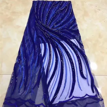 Very soft Blue velvet Latest African Cord Lace Fabrics High Quality 2019 Nigerian Lace Fabric For Wedding African Lace Fabric
Very soft Blue velvet Latest African Cord Lace Fabrics High Quality 2019 Nigerian Lace Fabric For Wedding African Lace Fabric