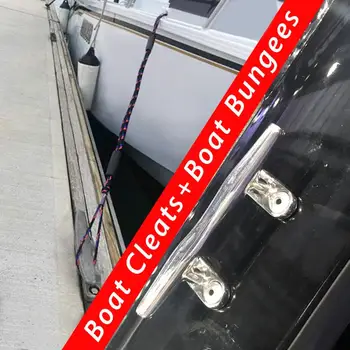 Durable 4/5/6 inch Boat Cleats Deck Mooring Cleats with 4 Feet Bungee Dock Line for Boat Marine Yacht Boat Parts Accessories
Durable 4/5/6 inch Boat Cleats Deck Mooring Cleats with 4 Feet Bungee Dock Line for Boat Marine Yacht Boat Parts Accessories