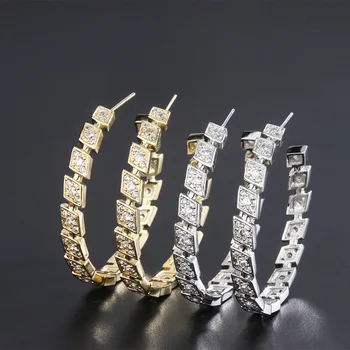 2020 New Hot Copper White Geometric AAA Cubic Zirconia Geometry Round Earrings Fashion Hoop Earrings For Women Fashion jewelry
2020 New Hot Copper White Geometric AAA Cubic Zirconia Geometry Round Earrings Fashion Hoop Earrings For Women Fashion jewelry