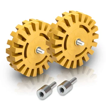 Car Decal Remover Sticker Remover Tool 4-Inch Rubber Eraser Wheel for Removing Vinyl Decals, Pinstripes, Stickers From Cars, Mot
Car Decal Remover Sticker Remover Tool 4-Inch Rubber Eraser Wheel for Removing Vinyl Decals, Pinstripes, Stickers From Cars, Mot