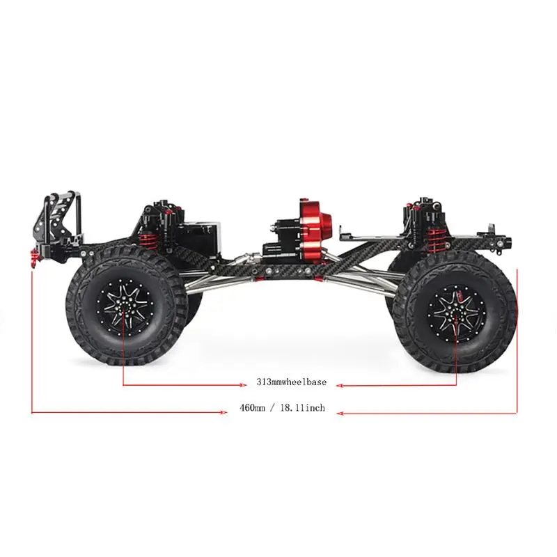 RC Car Frame Kit 1/10 Aluminum for SCX10 AXIAL RC Crawler Climbing Car DIY Spare Parts
RC Car Frame Kit 1/10 Aluminum for SCX10 AXIAL RC Crawler Climbing Car DIY Spare Parts