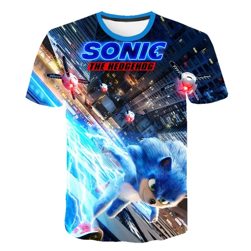 Cartoon sonic games printed t-shirts boys and girls casual sports short-sleeved t-shirts summer kids round collar t-shirts 4-14t
Cartoon sonic games printed t-shirts boys and girls casual sports short-sleeved t-shirts summer kids round collar t-shirts 4-14t